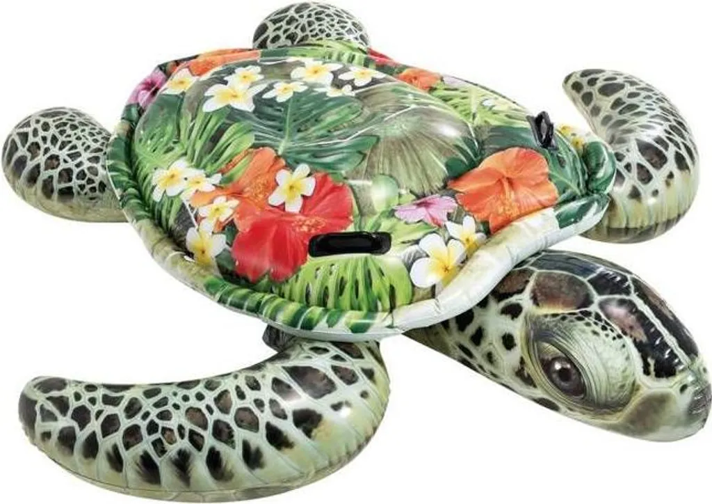 Bouée Enfant Tortue de Mer Design Réaliste INTEX à Base Large Stable