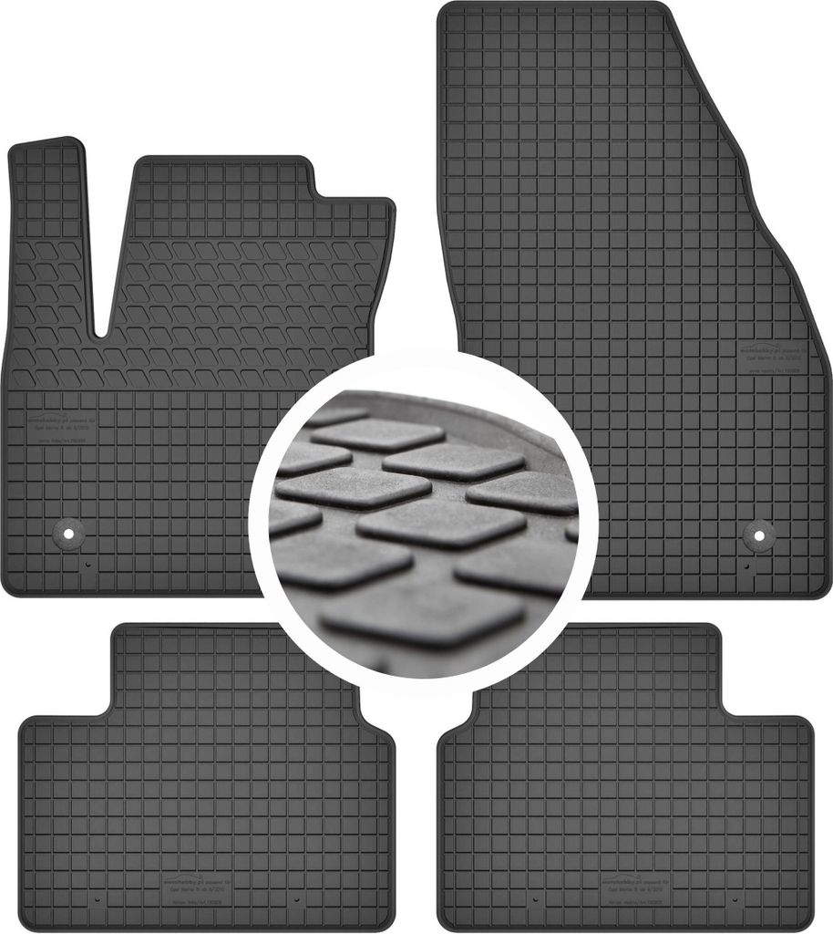 Auto-Fußmatten gummimatten für Opel Meriva B (2010-2017)