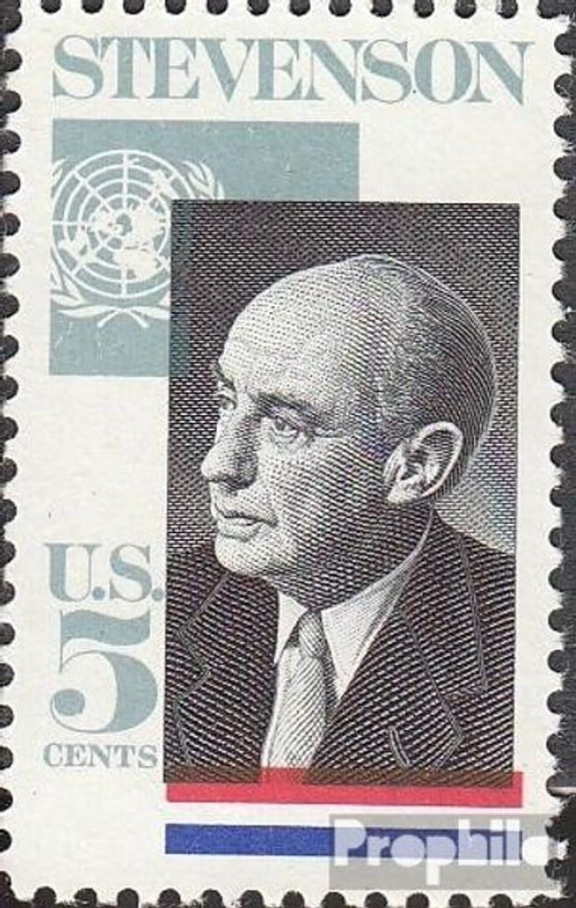 Briefmarken USA 1965 Mi 891 (kompl.Ausg.) postfrisch Adlai Ewing Stevenson