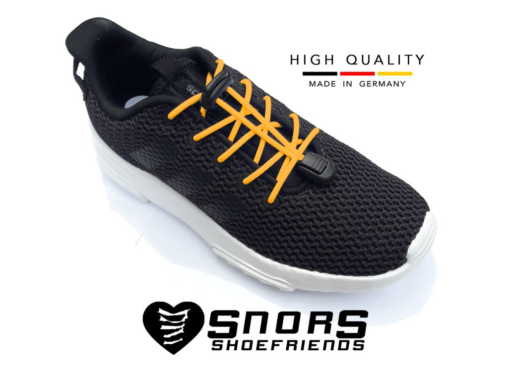 Lacets élastiques Rapides SNORS Ronds 120cm - Système De Laçage Sans Nœud Pour Chaussures