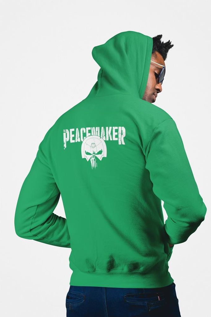 D&B Uni Hoodie ZIPMO00020 Peacemaker Grün-Größe 3XL