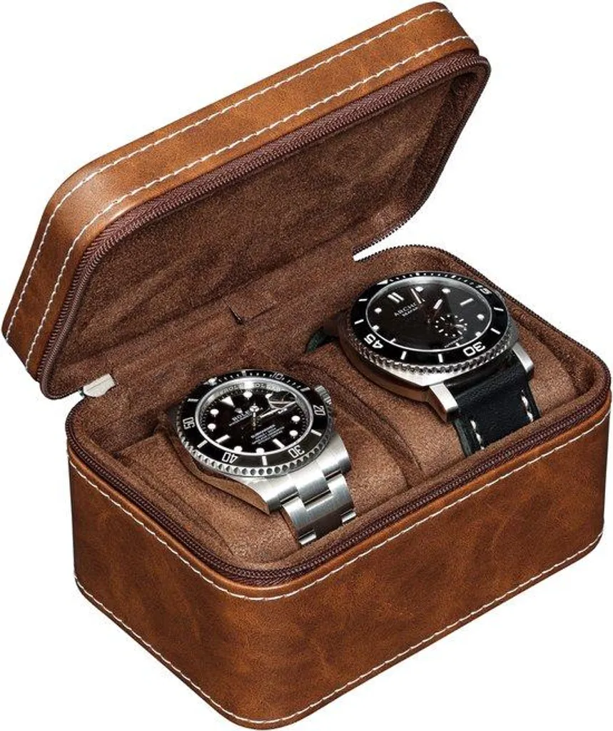 Étui Anti-Rayures Montre Homme : Rangement Compact en Micro-velours