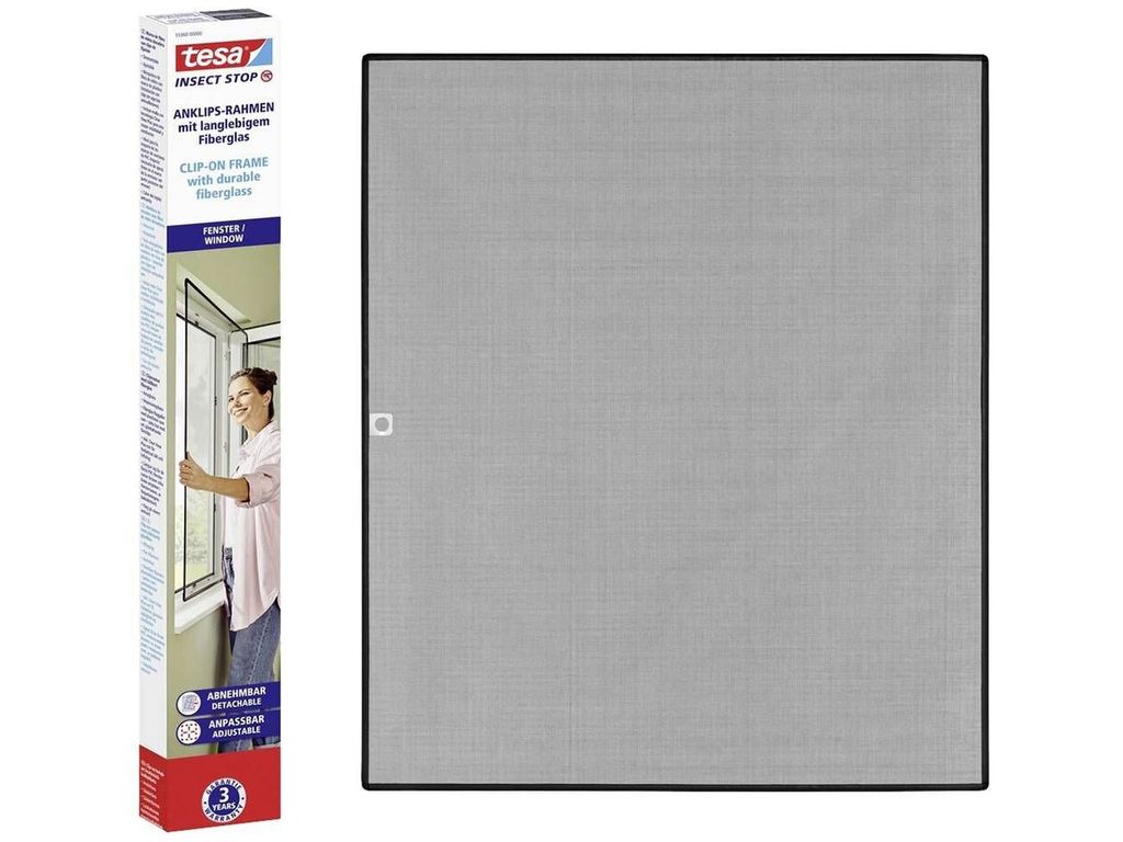 Insect Stop Insektenschutznetz, Einsteckrahmen, 1,2 x 1,4 m Produktbild 