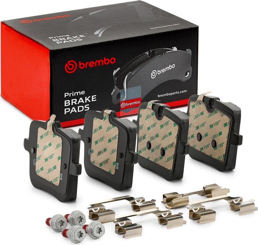 BREMBO P 06 109 Bremsbeläge Satz Hinten für BMW 5 Limousine Produktbild 