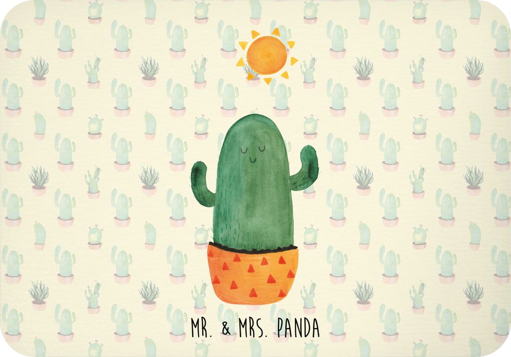 Mr. & Mrs. Panda Kühlschrankmagnet Kaktus Sonne - Kaktus Grün - Geschenk, haftmagnet, tafelmagnet, Trennung, Freundin, Scheidung, zettelhalter, G...