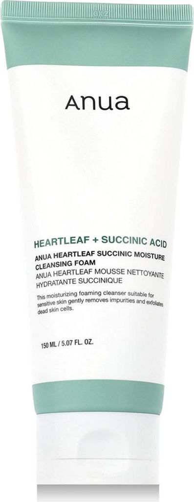 Anua Heartleaf Succinic Moisture Cleansing Foam 150 ml