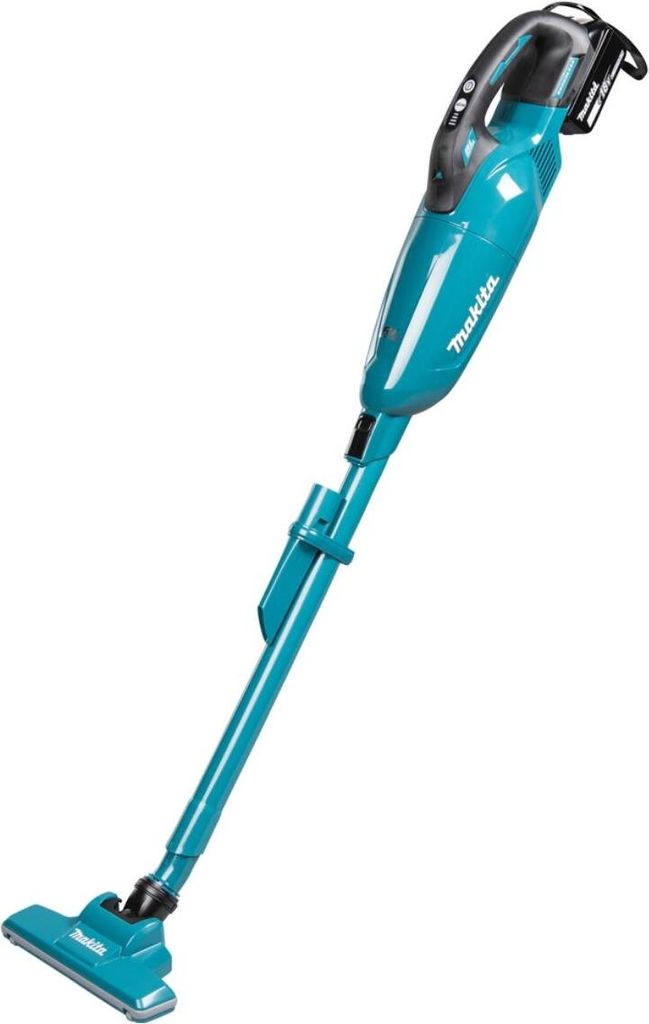 Makita DCL284FZB, 2-in-1-Stabstaubsauger, Schwarz, Türkis, Produktbild 