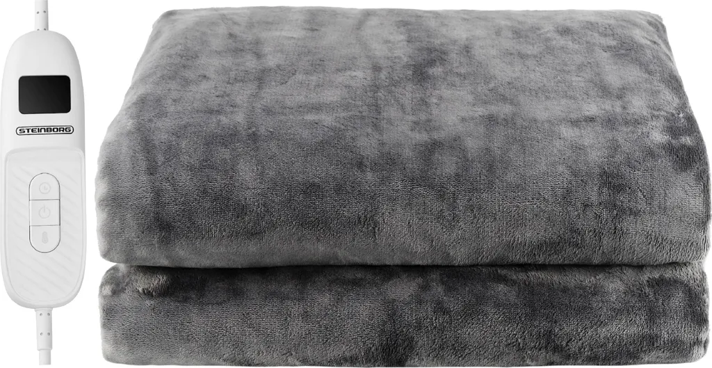 Couverture chauffante Steinborg 2 personnes 180x130 cm avec minuterie
