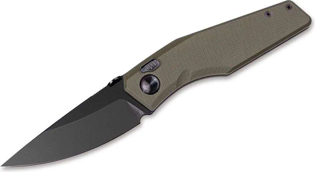 Couteau de survie Spectrum G10 OD Green en acier pour camping et bivouac