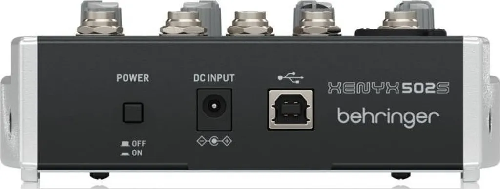 Console de mixage Behringer XENYX 502S compacte pour streaming et podcasting