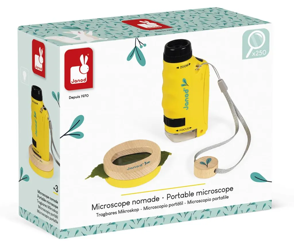 Microscope Happy Garden pour Enfant - Kit Exploration Nature et Science - 3