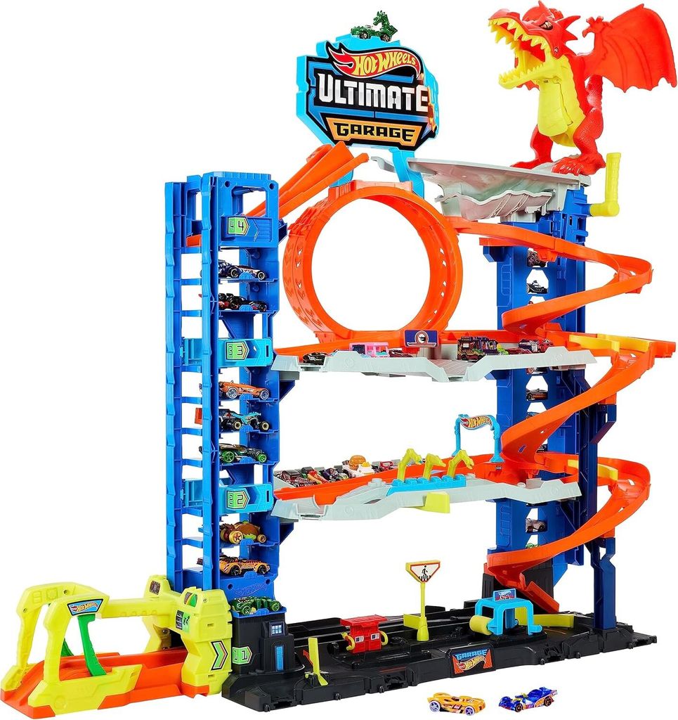 Hot Wheels City Mega Garage Dragon Attack HKX48 Immagine del prodotto 