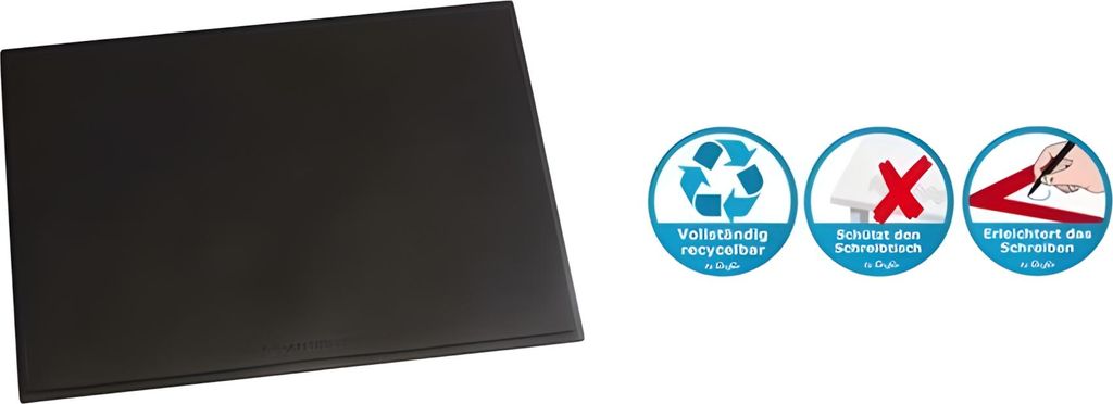 Läufer Schreibunterlage Conference 300 x 420 mm schwarz Produktbild 