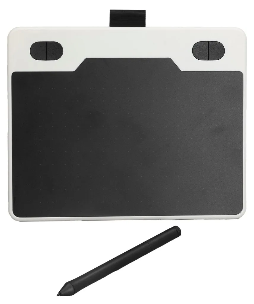 Tablette graphique 155 x 100 mm 8192 niveaux de pression stylet blanc