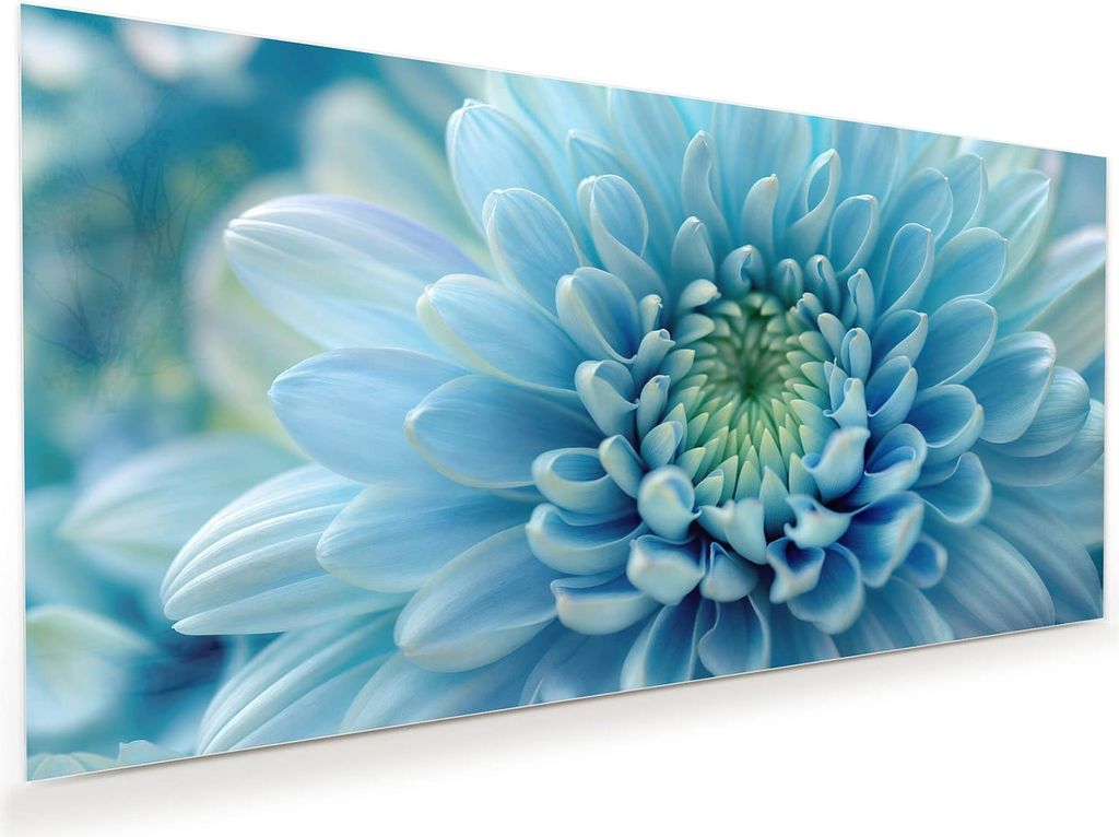 Glasbild 100x50cm in XXL für Wohnzimmer, Schlafzimmer Motiv Blütenzauber