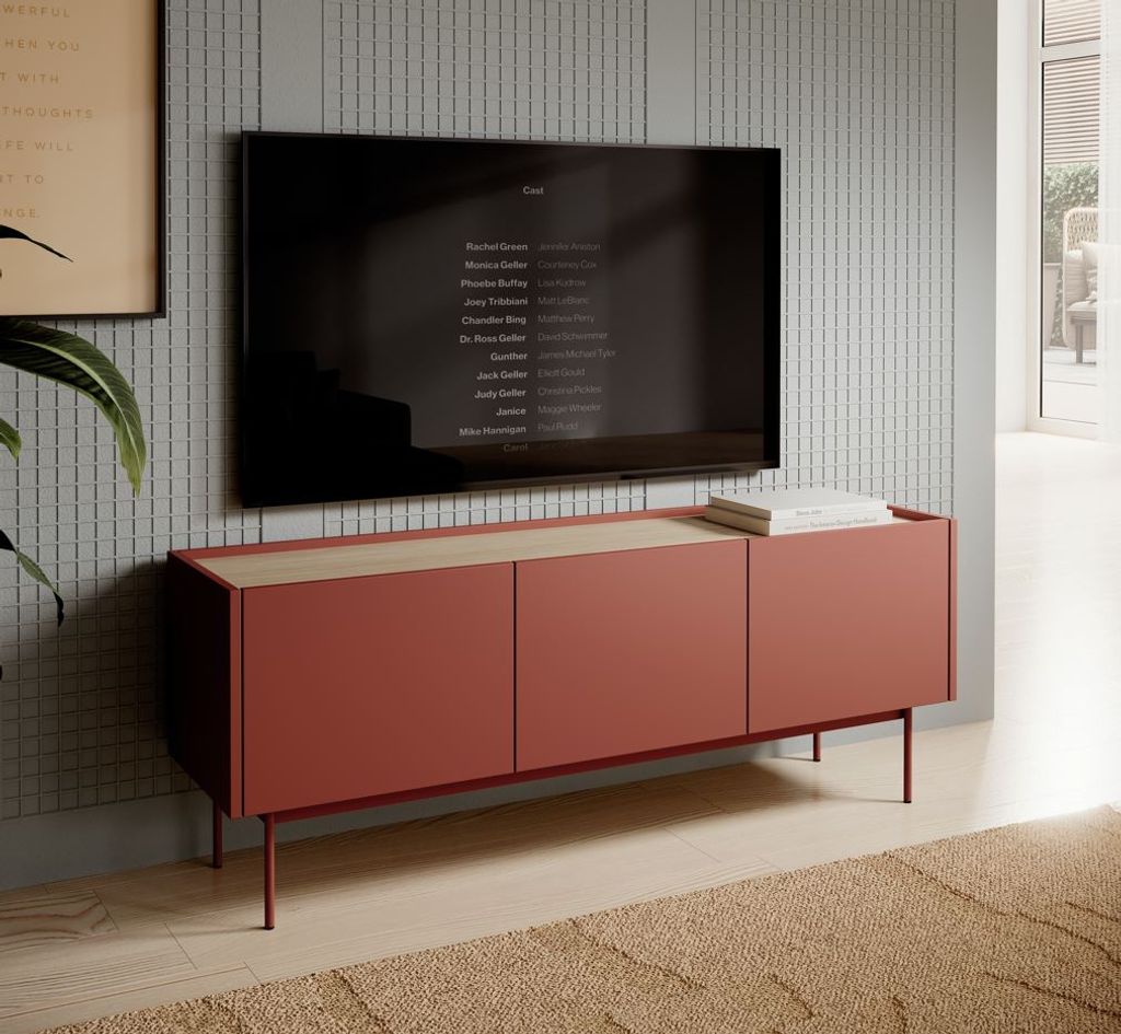 Meuble TV PAULIEN – brique Image du produit 