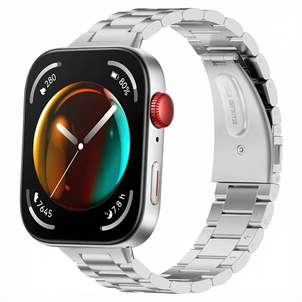 imoshion Fascia in acciaio per Huawei Watch Fit 3 - Argento