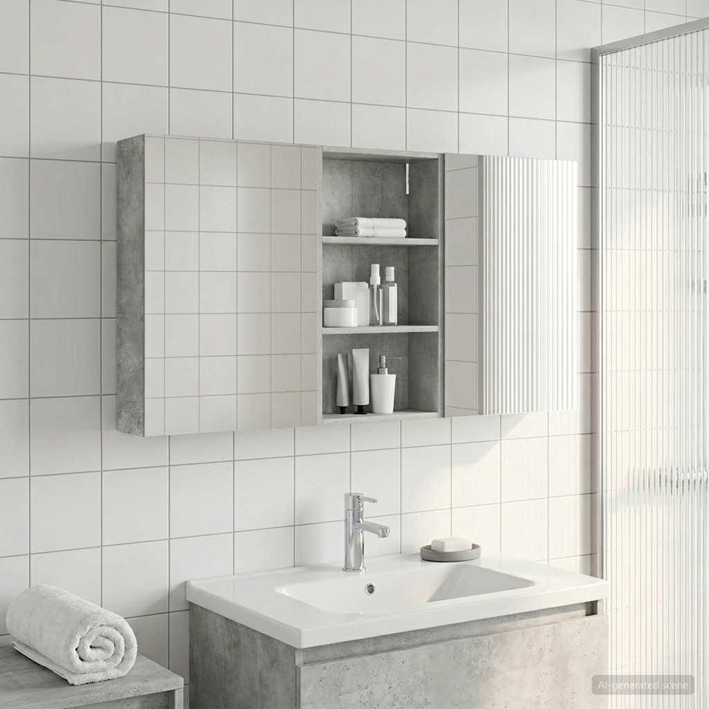 Maison Exclusive - Badezimmerschrank-Set 3 pcs 140 x 14,5 x 70 cm Holzwerkstoff