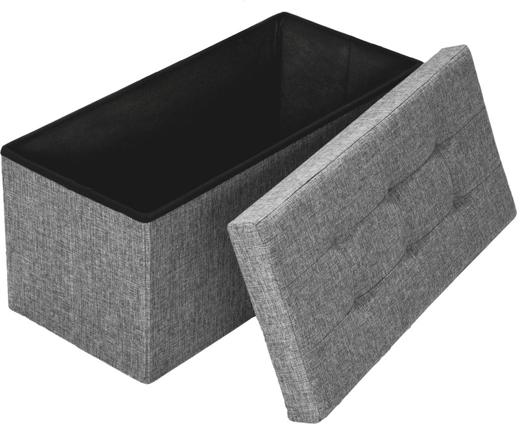Sitzhocker mit Stauraum 76 x 38 x 38 cm Produktbild 4