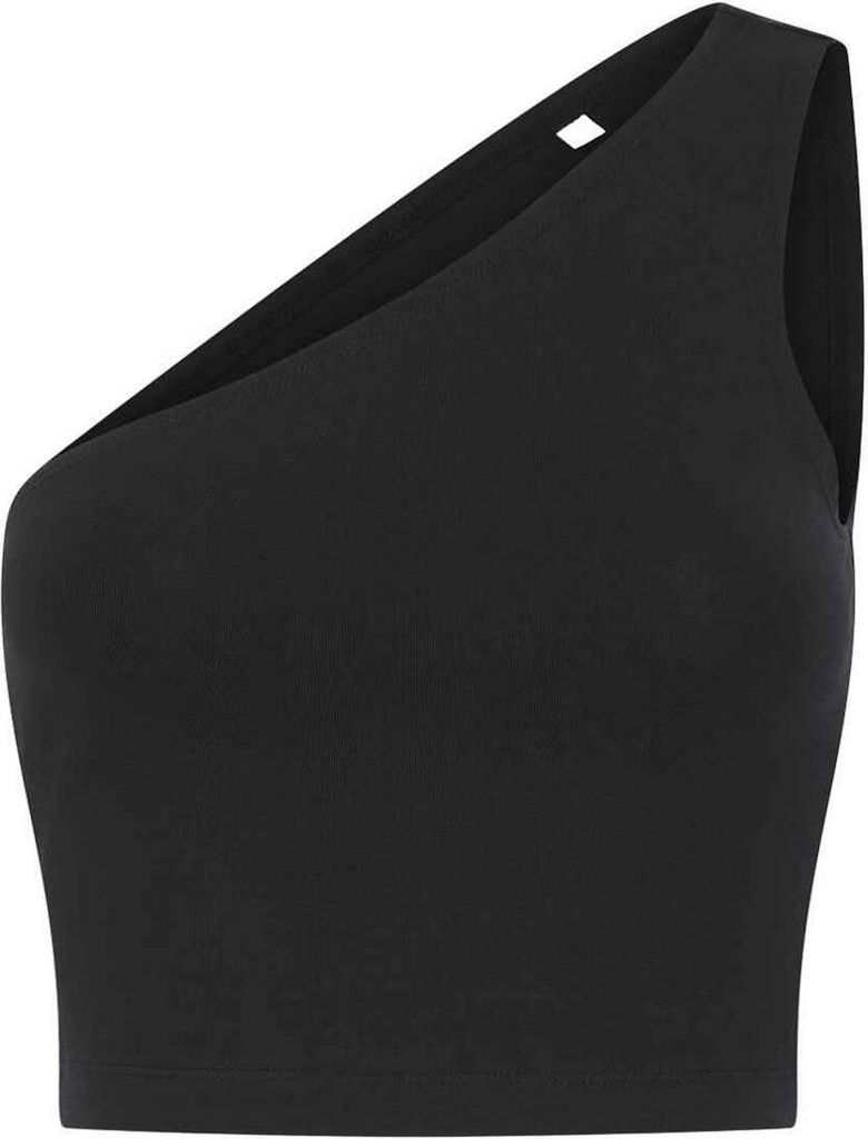 SF - Ärmelloses Oberteil Eine Schulter fre für Damen PC7707 (XL) (Schwarz)