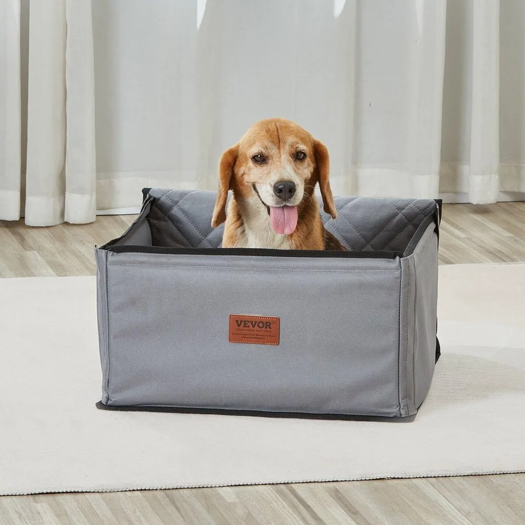 Dog Booster Seat Grigio 12kg | Il Meglio per i Viaggi del tuo Pet - 8