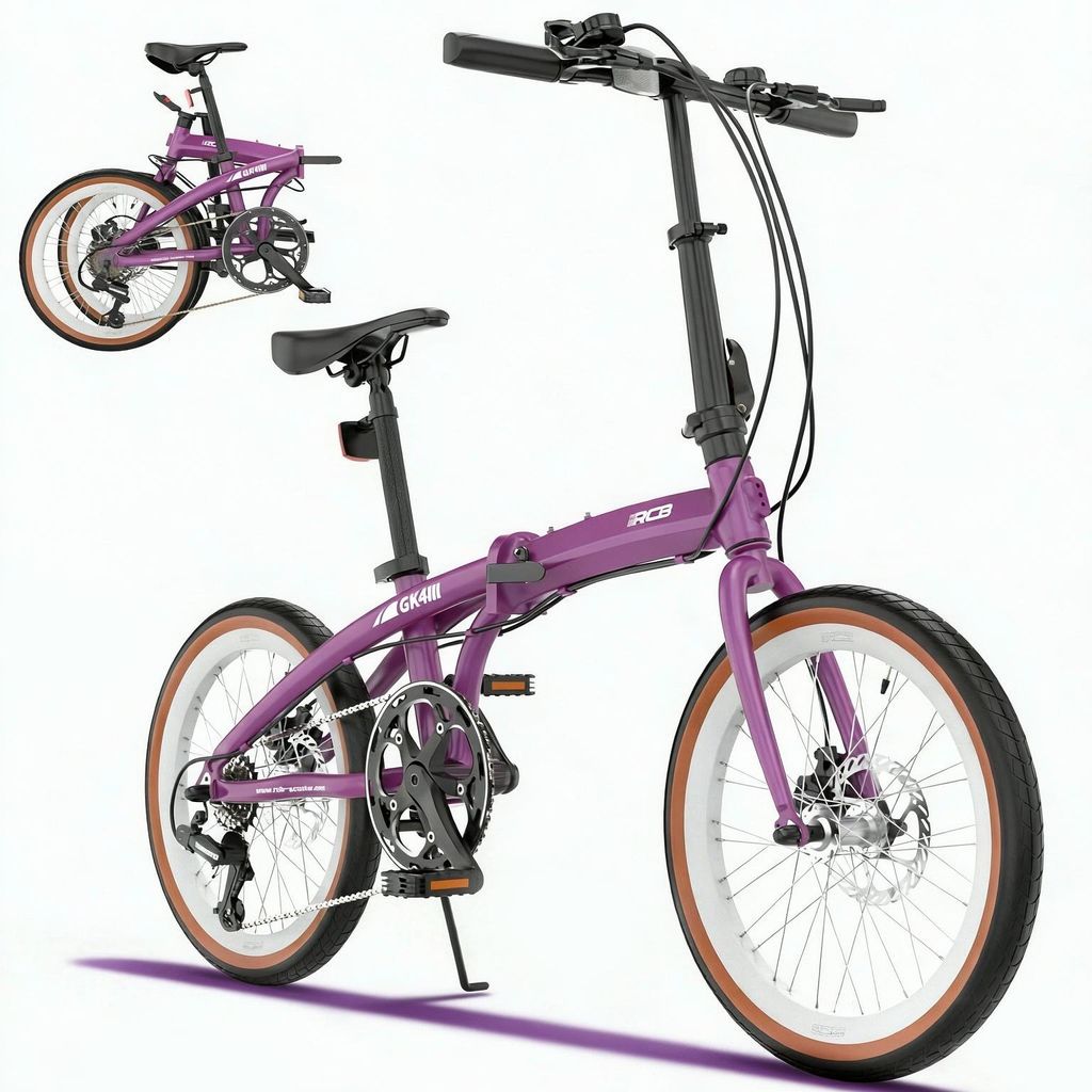 RCB GK4 Faltbares Fahrrad  20 Zoll – Aluminiumrahmen, Produktbild 