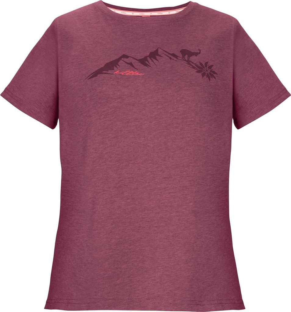 Killtec Kos 194 Wmn Tshrt Dunkelrose Dunkelrose 38