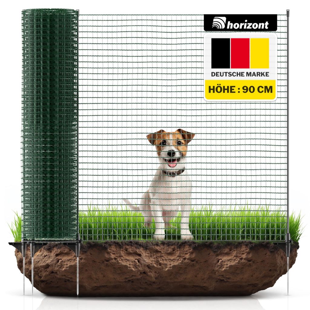 horizont Begrenzungszaun FIX 15 m x 90 cm – mobiler Zaun Produktbild 