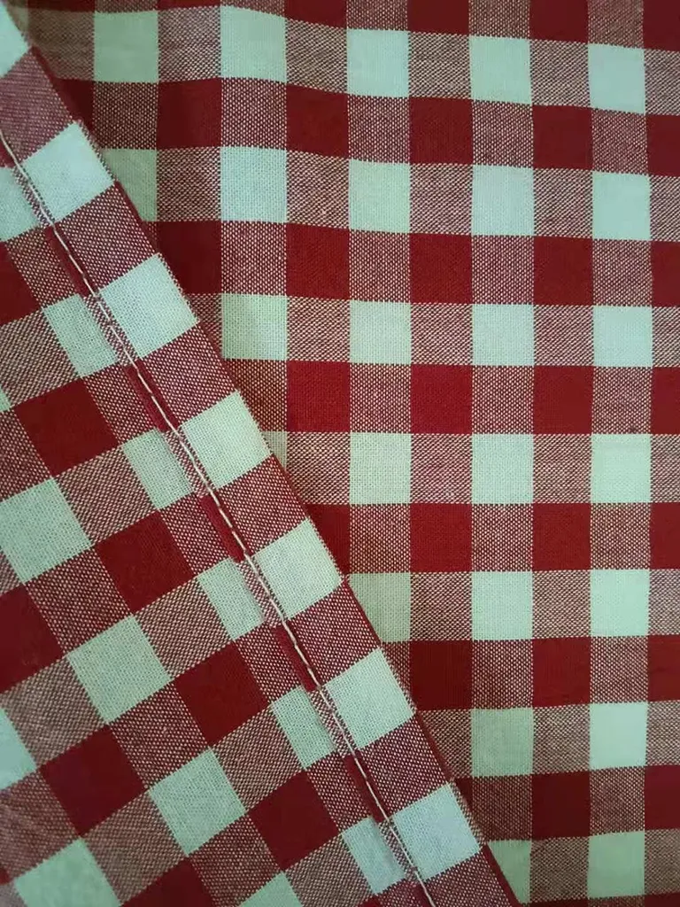 Rideaux vichy en coton et lin à carreaux gris pour intérieur chic