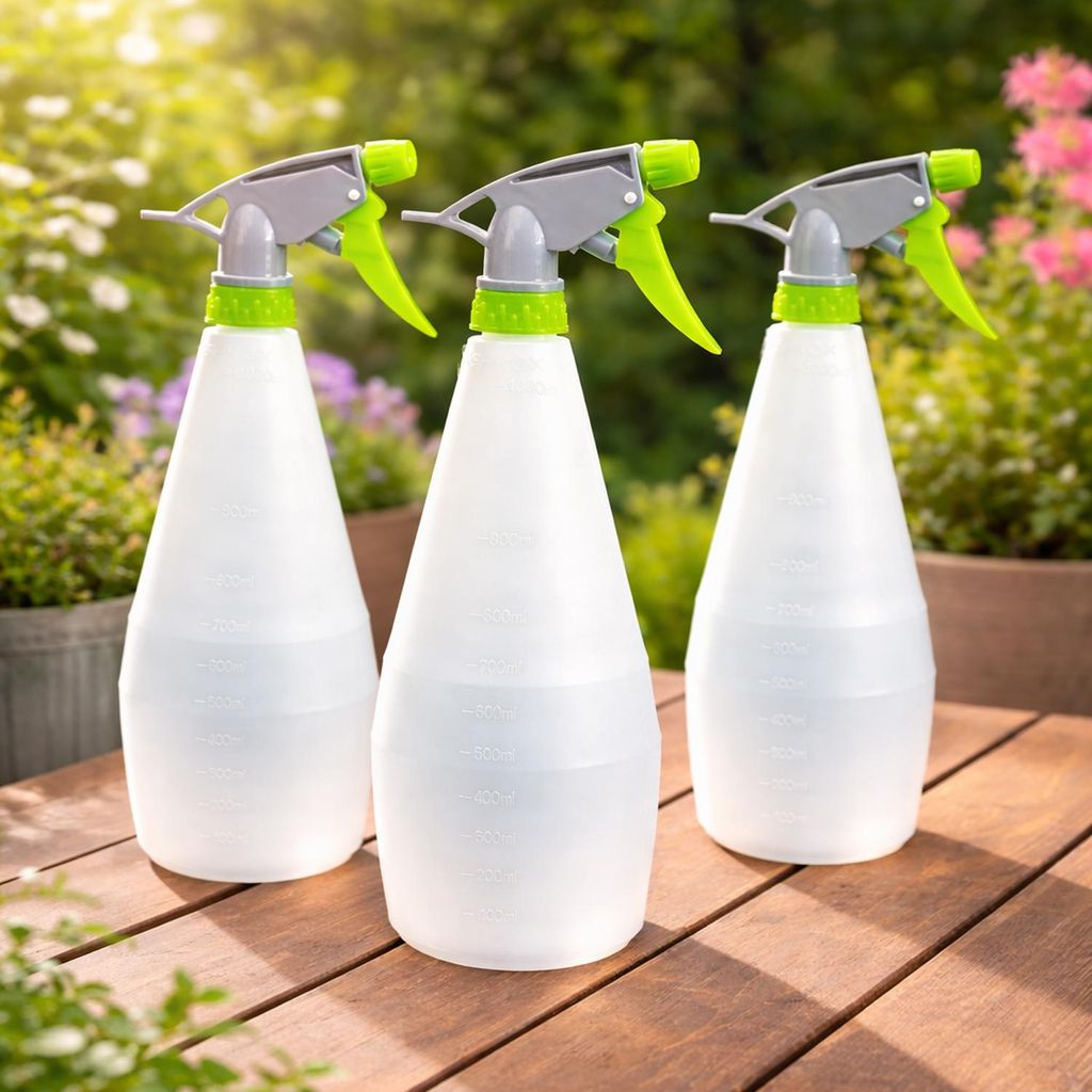 3er Drucksprüher Pflanzensprüher Sprüflasche Wassersprüflasche 1Liter