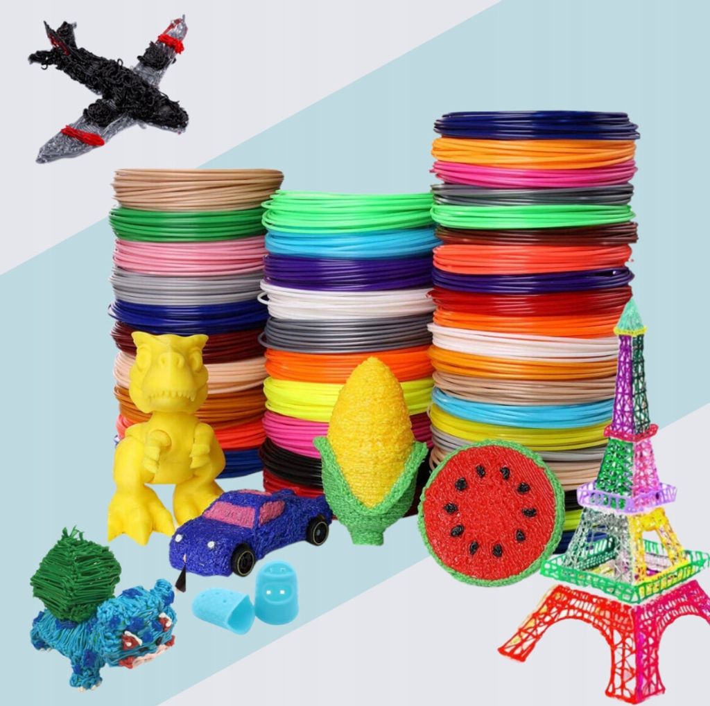 náplně do 3D pera 40 barev 200 metrů, 3D pero Filament PLA Obrázek produktu 2