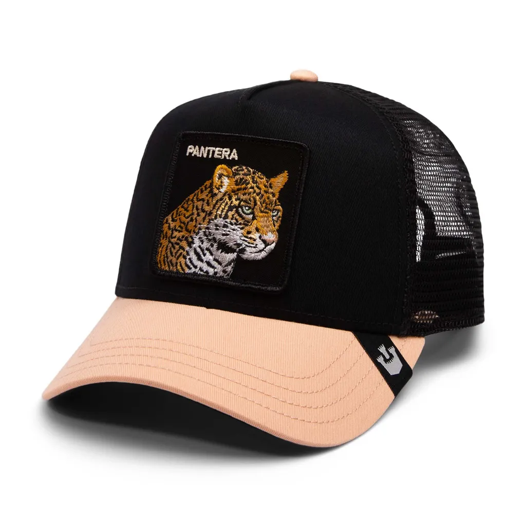 Casquette Goorin Bros Big Cats Pantera avec Patch Brodé et Filet Arrière