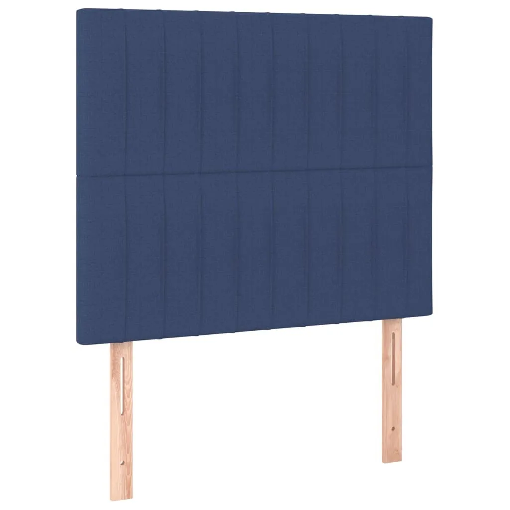 SYFAX™ Testiera Blu 80x5x118/128 cm Tessuto