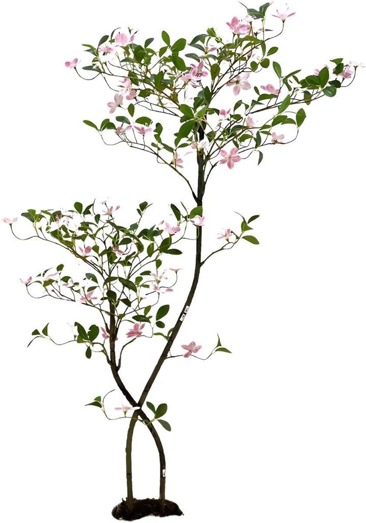 Kunstpflanze Jasmin Baum 150 cm - Künstlicher Blühender Deko Baum - Pflegeleichte Zimmerpflanze - Realistische Kunstblume für Wohnzimmer Büro -...