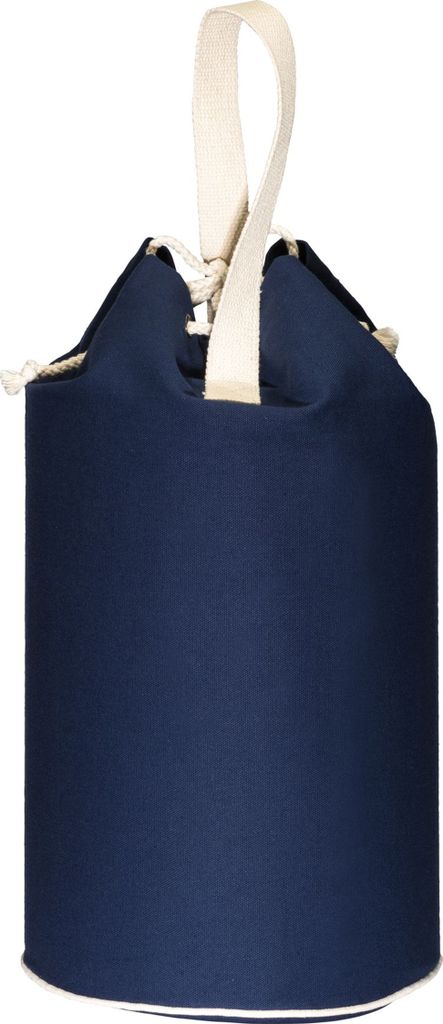 Strandrucksack Seesack Strandtasche mit Kordeldurchzugverschluss und Schulterriemen, Farbe:Dunkel-Blau
