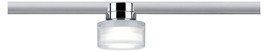 URail Schienenspot Topa Dot Einzelspot 350lm 4,9W 4000K dimmbar 230V Chrom, Klar, Satin
