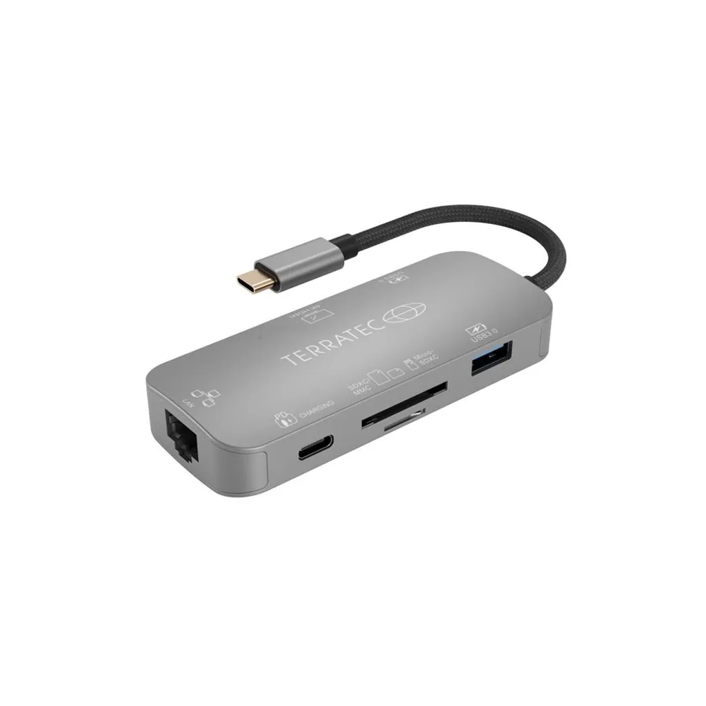 Terratec Connect C8 USB 2.0 Tipo-C grigio - 1