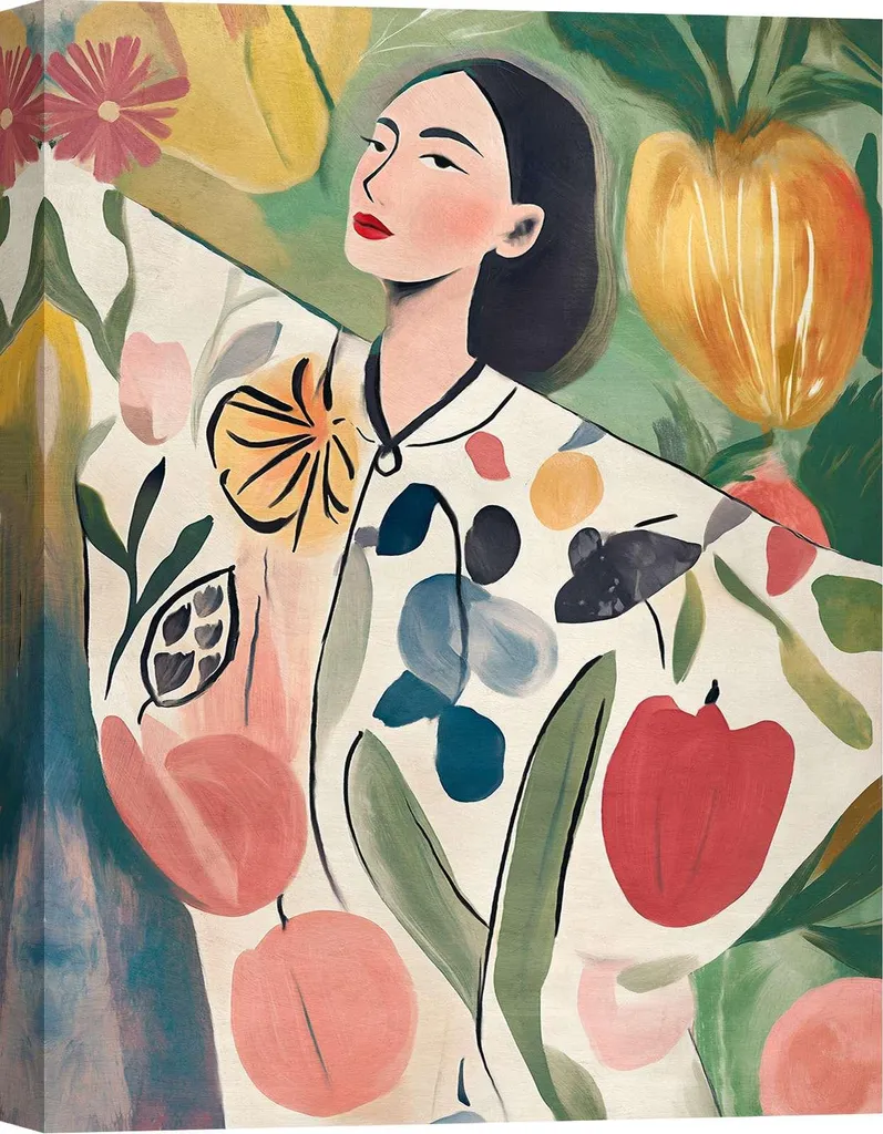 Tableau Spiritual Nature II Hernan Navarro, toile moderne 70x50 cm