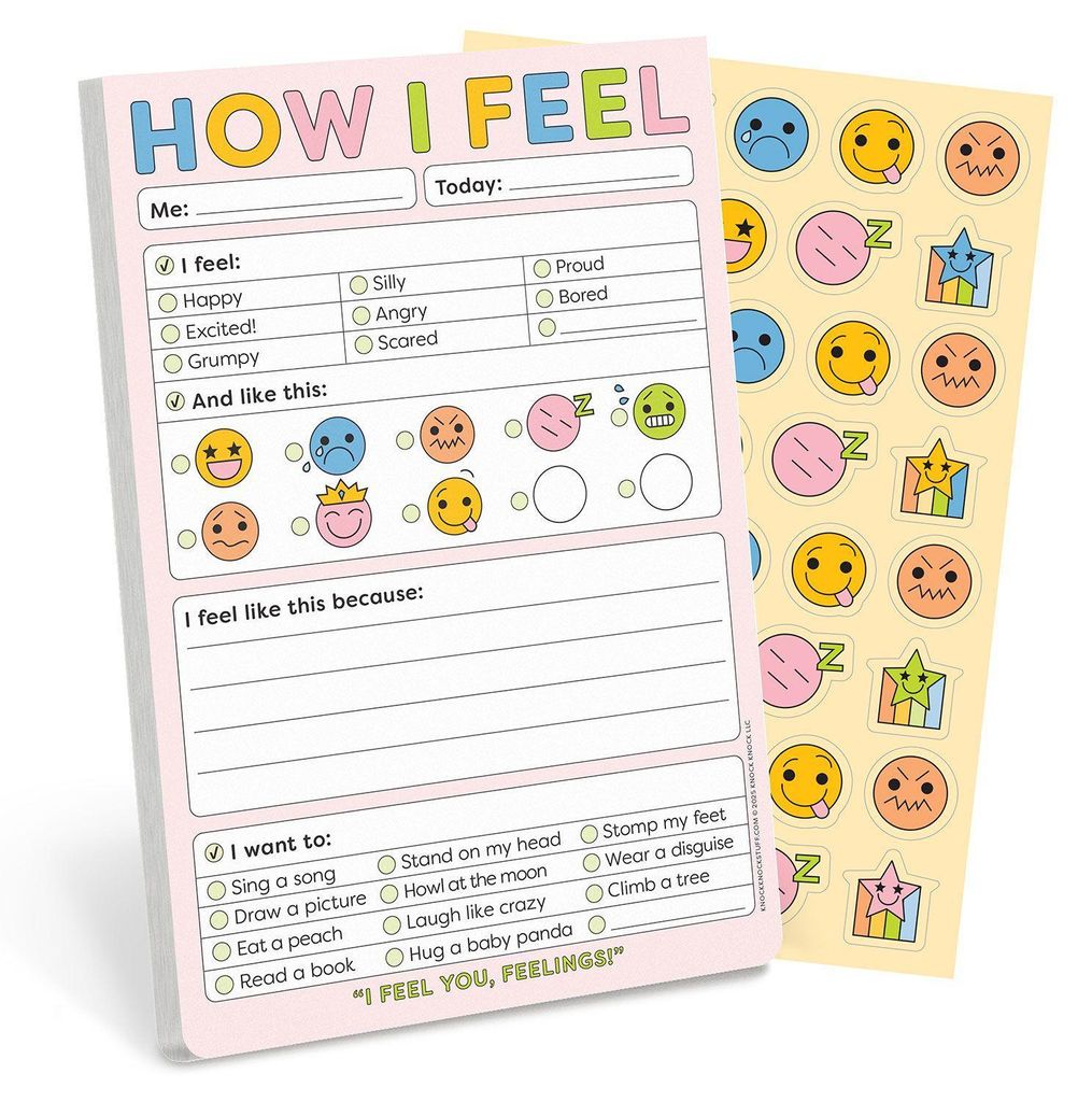 Knock Knock Kids: Knock Knock Kids How I Feel Playtime Pads
