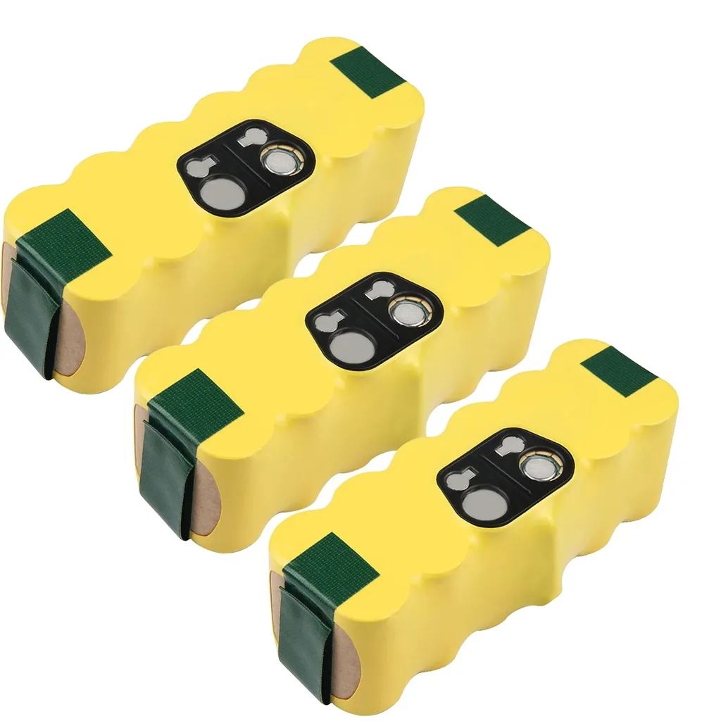 Batterie 5,0Ah 14,4V pour iRobot Roomba - Pack 3 pièces Haute Capacité