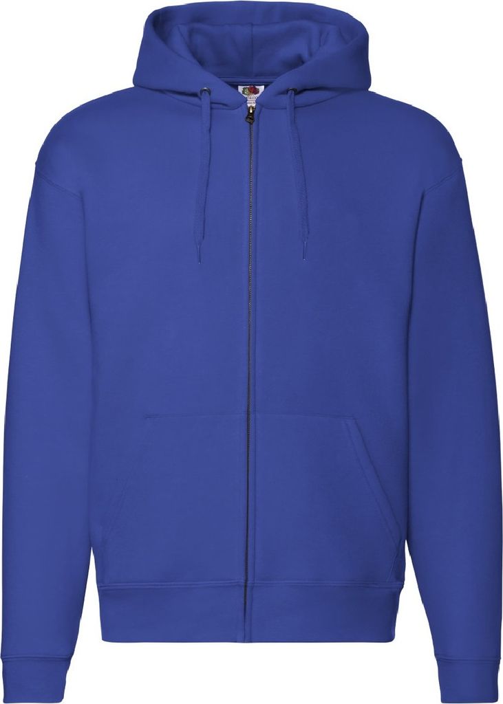 Fruit Of The Loom Herren Kapuzen-Sweatshirt mit Reißverschluss / Kapuzenjacke BC360 (M) (Königsblau)