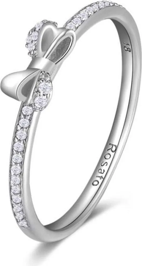 Bague Allegra argent massif motif nœud RZA025 - Bijou de luxe taille 58