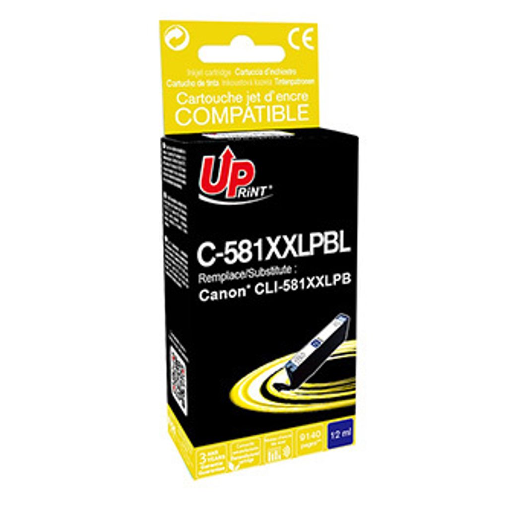 UPrint kompatybilny ink / tusz z CLI-581PB XXL, C-581XXLPBL, photo blue, 12ml, sehr hohe Kapazitt