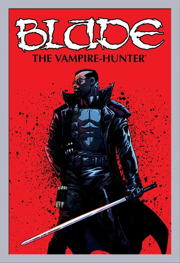 Blade Poster + Cornice Silver Shinsuke® | Arredo Camera Nerd & Gamer