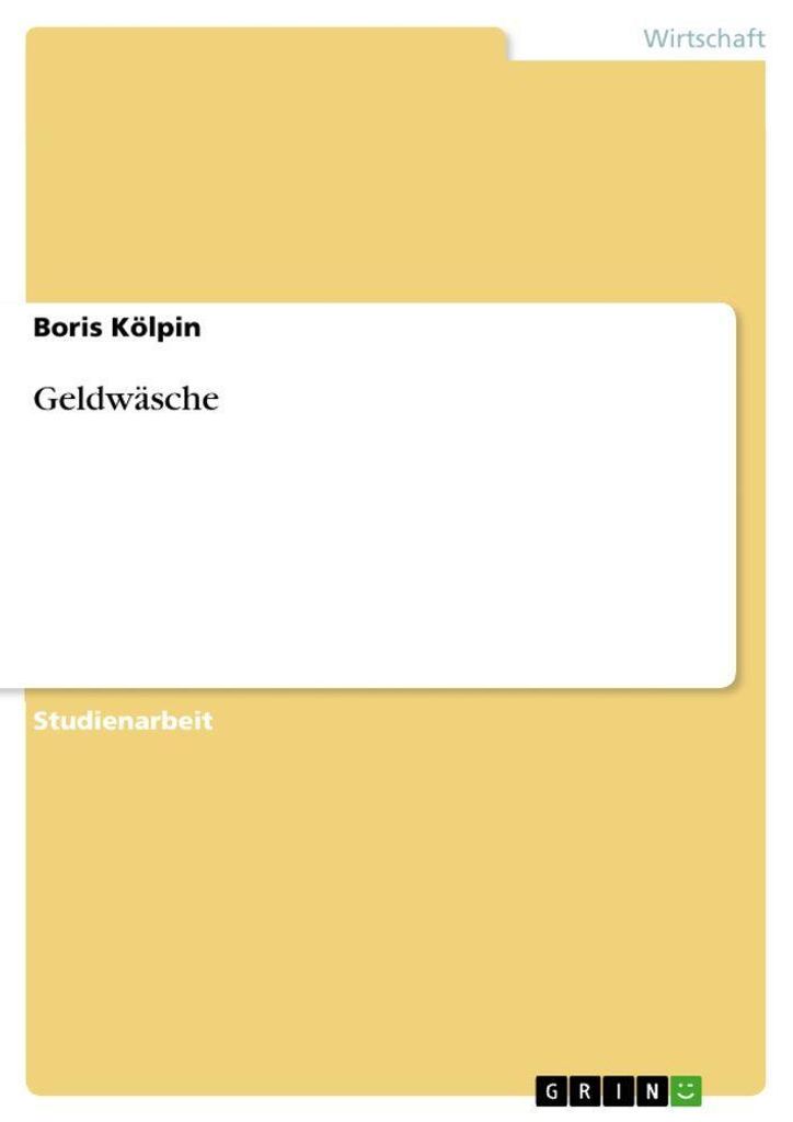 Geldwäsche
