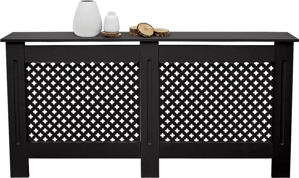 ECD Germany Heizkörperverkleidung mit Wabenmuster 152x19x82 Produktbild 