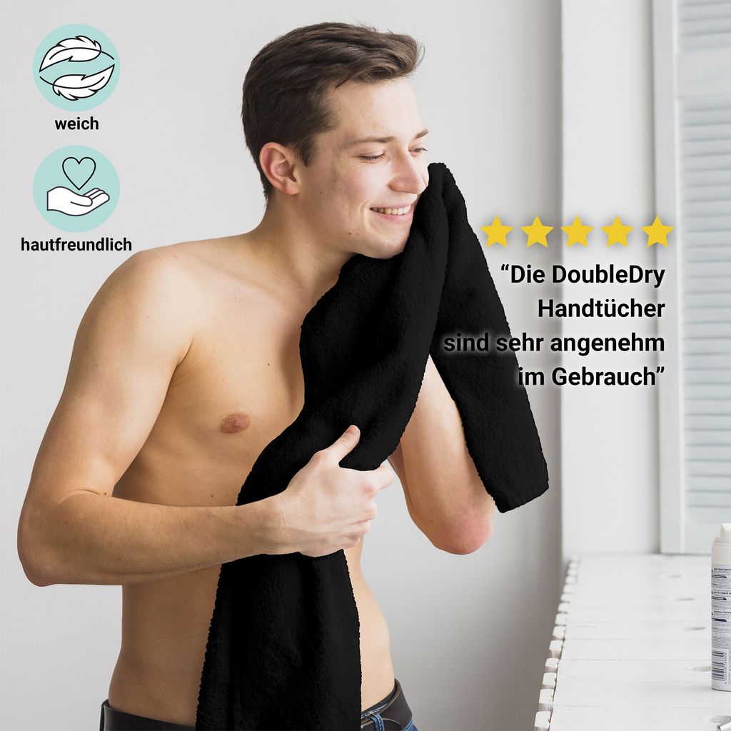 DoubleDry Hotel Kollektion Handtücher Set - 12 Teilig - Produktbild 5
