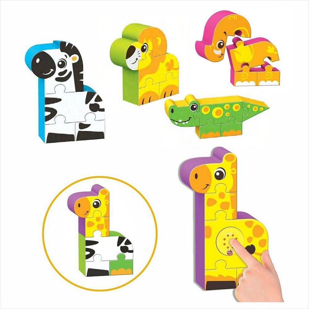 Kinderpuzzle Reig Zoo Blocks 22 Stücke