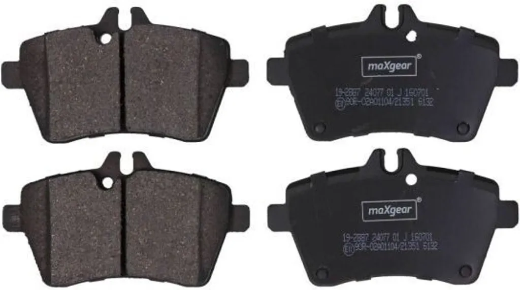 Plaquettes de frein MAXGEAR silencieuses pour Mercedes 1694200320 W169