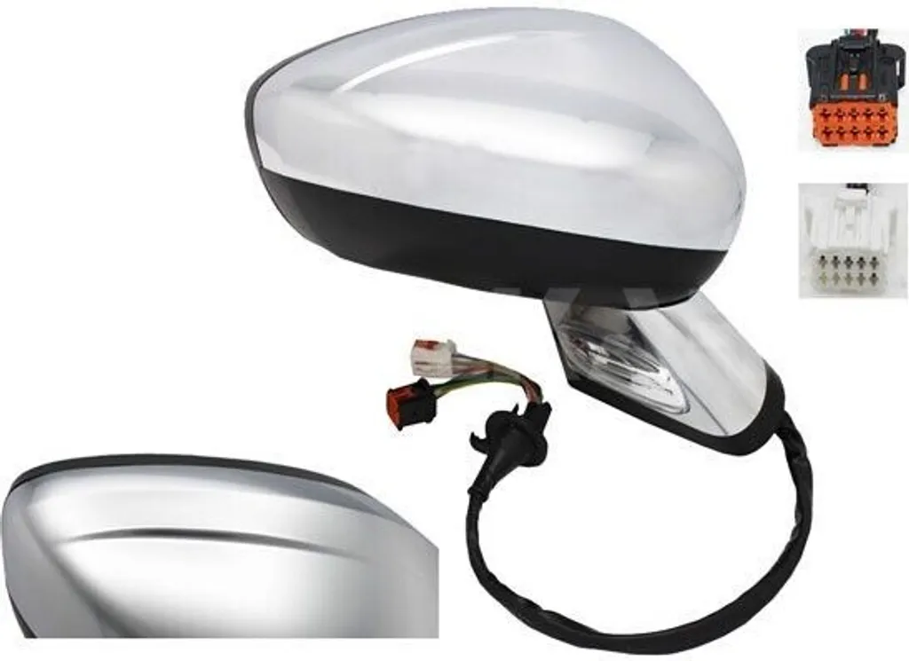 Rétroviseur droit ALKAR 6162868 pour Citroën C4 II (NC) OE 1608534280